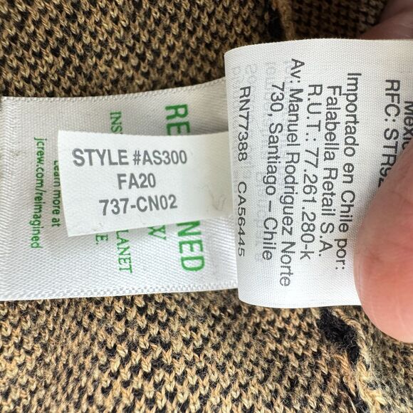 J Crew “Teddie” Leopard Print Sweater Womens Small Animal-Print Pullover Cotton - Picture 9 of 11